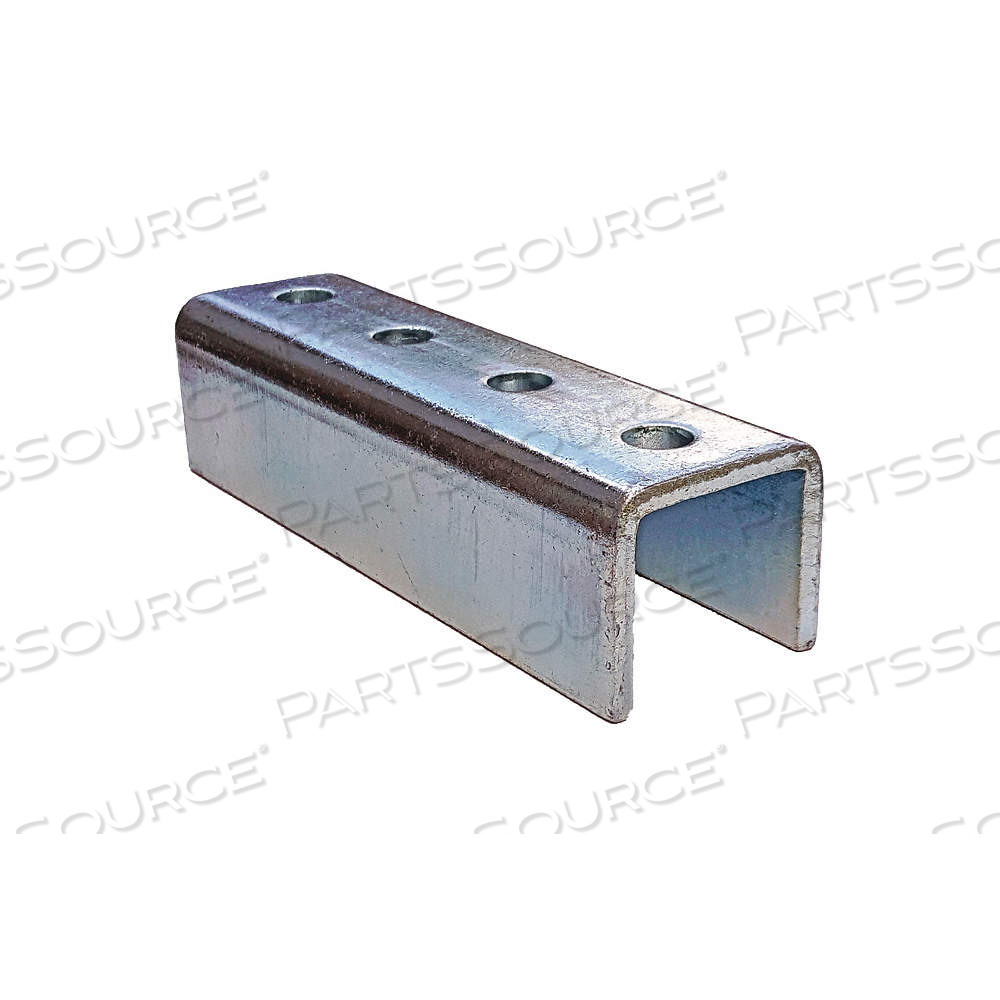 SPLICE CONNECTOR, U-SHAPE, 4 HOLES, STEEL, 1 5/8 IN STRUT CHANNELS/UNISTRUT P1000 by Approved Vendor