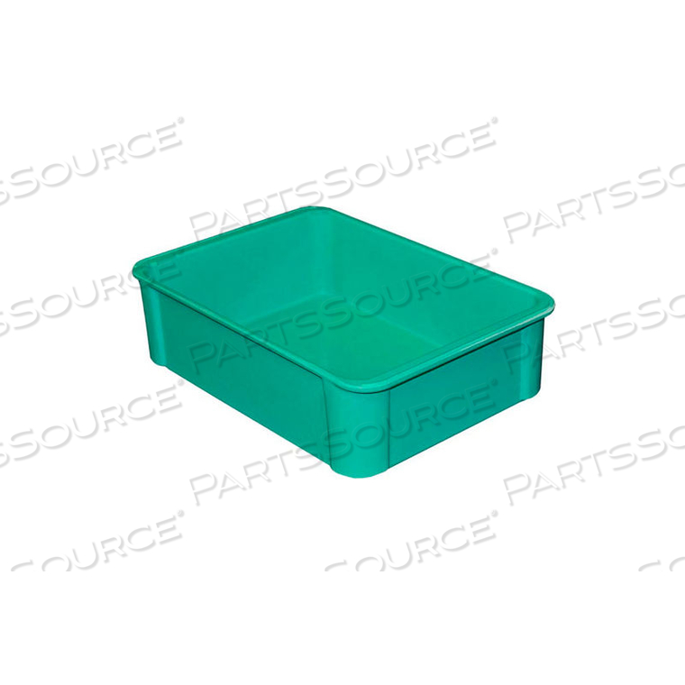 TOTELINE STACKING TOTE 802008 - 16-1/2"L X 11-3/8"W X 4-5/8"H, GREEN by Molded Fiberglass TOTELINE STACKING TOTE 802008 - 16-1/2"L X 11-3/8"W X 4-5/8"H, GREEN by Molded Fiberglass