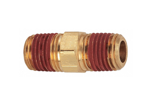 REDUCER NIPPLE BRASS 3/4 IN X 1/2 IN. by Parker Hannifin Corporation