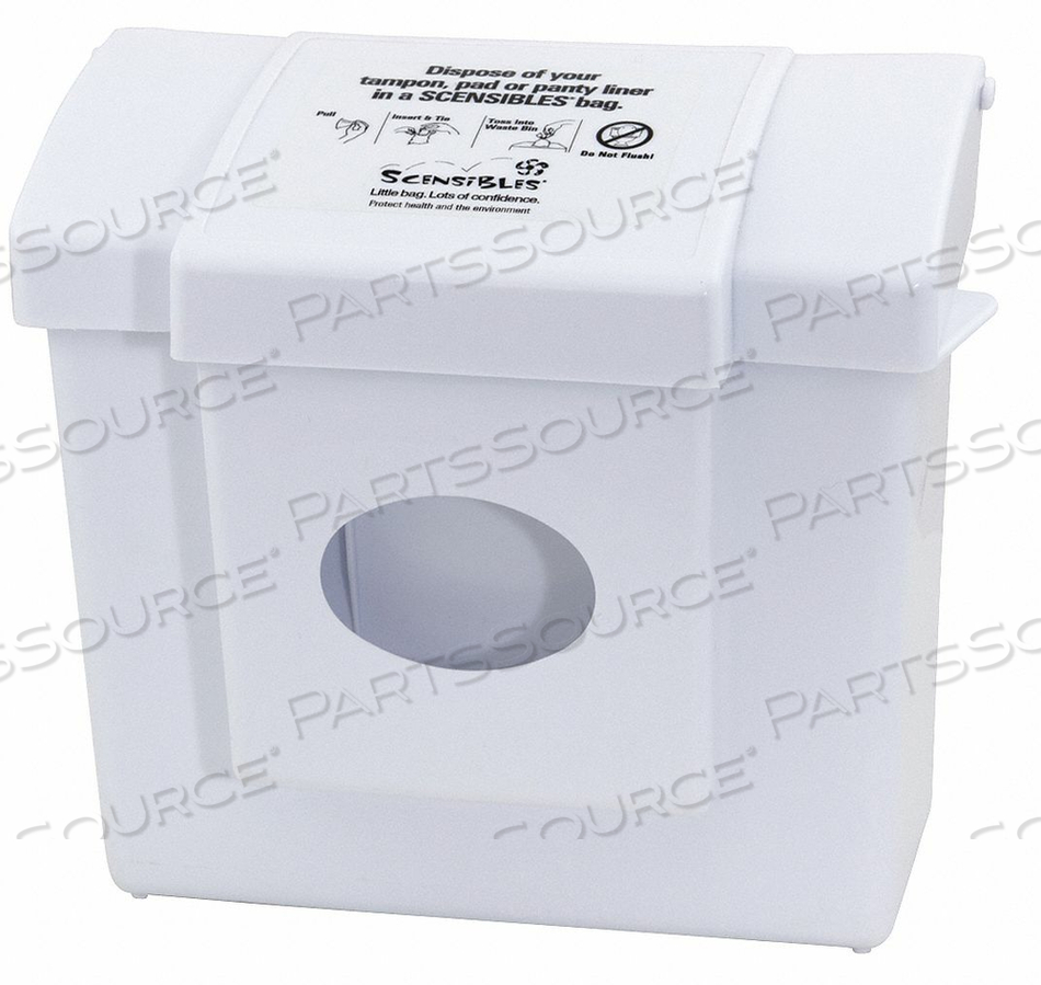 SANITARY RECEPTACLE AND LINER 9-3/4 H by Hospeco