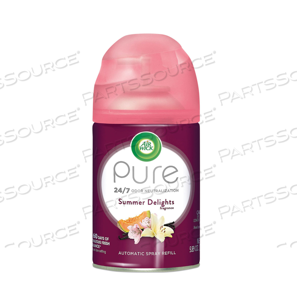 FRESHMATIC LIFE SCENTS ULTRA REFILL, SUMMER DELIGHTS, 5.89 OZ AEROSOL SPRAY by Air Wick