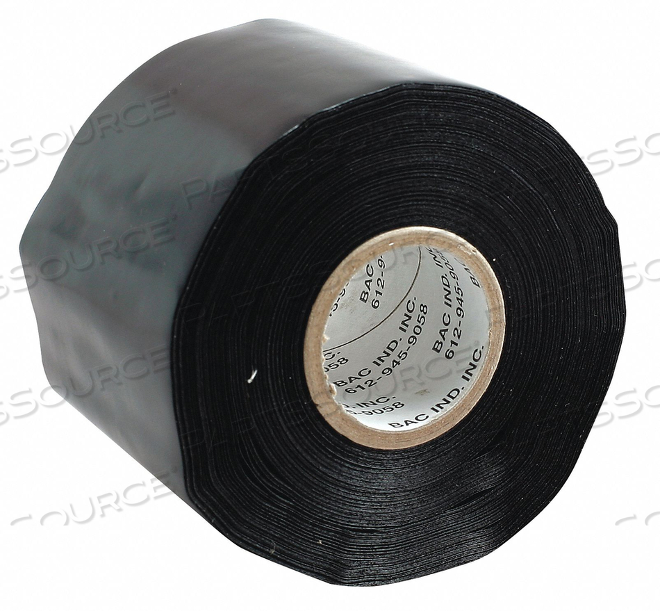 TARP TAPE 3 IN X 36 YD 7.5 MIL BLACK by Bac Industries TARP TAPE 3 IN X 36 YD 7.5 MIL BLACK by Bac Industries