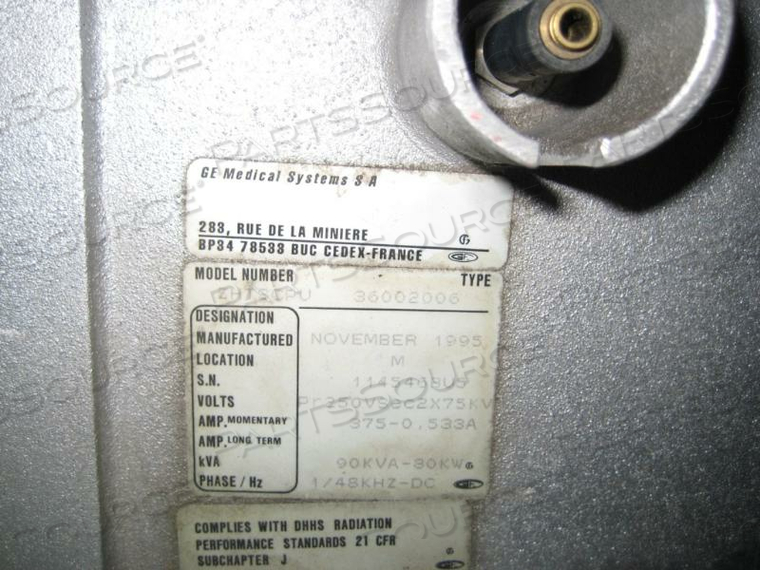 HIGH VOLTAGE TANK_(SCPU/MPH) 