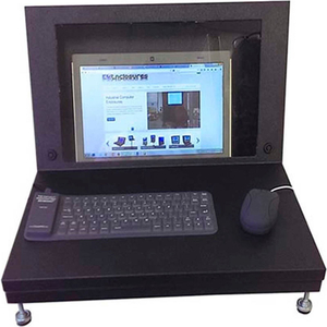 LAPTOP ENCLOSURE, 21"W X 16"D X 14"H, BLACK by Pc Enclosures