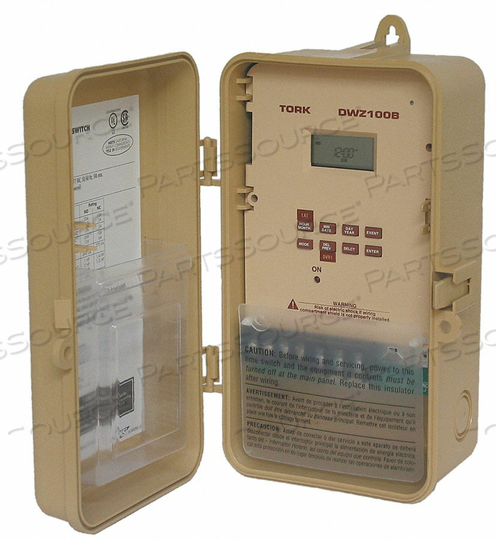 ELECTRONIC TIMER ASTRO 365 DAYS DPDT by Tork