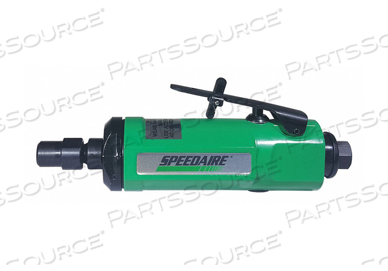 DIE GRINDER, DUTY HEAVY DUTY, HORSEPOWER 0.5 HP, COLLET SIZE 1/4 IN, GRINDER ORIENTATION STRAIGHT, AIR INLET CONNECTION SIZE 1/4 IN, AIR INL by Speedaire DIE GRINDER, DUTY HEAVY DUTY, HORSEPOWER 0.5 HP, COLLET SIZE 1/4 IN, GRINDER ORIENTATION STRAIGHT, AIR INLET CONNECTION SIZE 1/4 IN, AIR INL by Speedaire