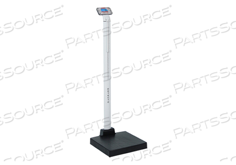 DIGITAL CLINICAL SCALE, WELCH ALLYN LXI CONNECTIVITY, AC ADAPTER, MECHANICAL HEIGHT ROD, 600 LB/300 KG by Detecto Scale / Cardinal Scale DIGITAL CLINICAL SCALE, WELCH ALLYN LXI CONNECTIVITY, AC ADAPTER, MECHANICAL HEIGHT ROD, 600 LB/300 KG by Detecto Scale / Cardinal Scale