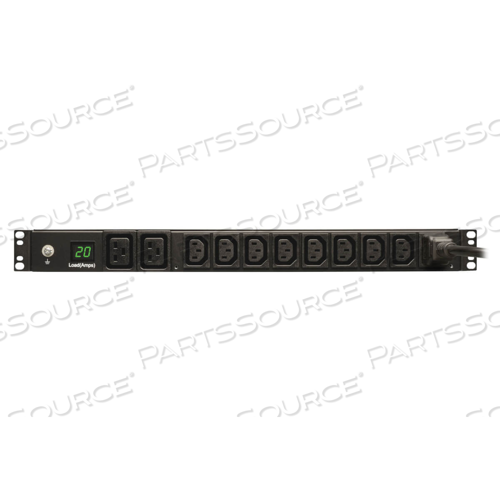 PDU METERED 200V - 240V 20A 8 C13, 2 C19 C20 HORIZONTAL 1URM by Tripp Lite PDU METERED 200V - 240V 20A 8 C13, 2 C19 C20 HORIZONTAL 1URM by Tripp Lite