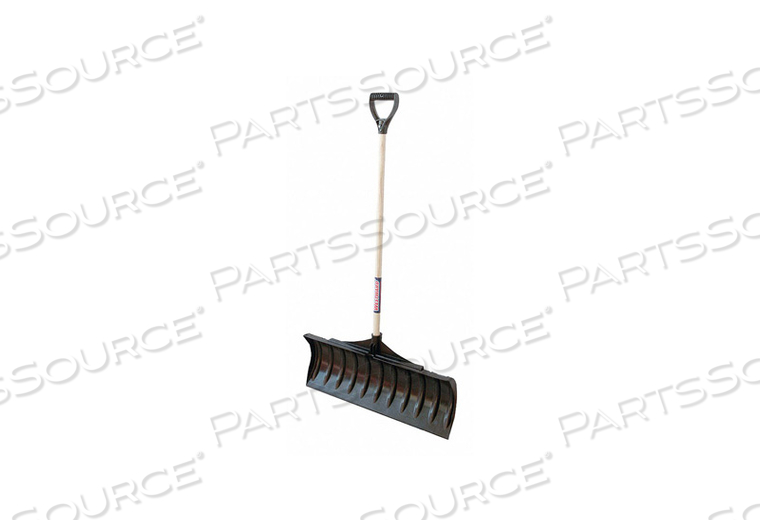 SNOW PUSHER, BLADE MATERIAL PLASTIC, BLADE WIDTH 30 IN, BLADE HEIGHT 10 1/2 IN, HANDLE LENGTH 43 1/4 IN, HANDLE MATERIAL WOOD, D GRIP, WEIGH by Westward SNOW PUSHER, BLADE MATERIAL PLASTIC, BLADE WIDTH 30 IN, BLADE HEIGHT 10 1/2 IN, HANDLE LENGTH 43 1/4 IN, HANDLE MATERIAL WOOD, D GRIP, WEIGH by Westward