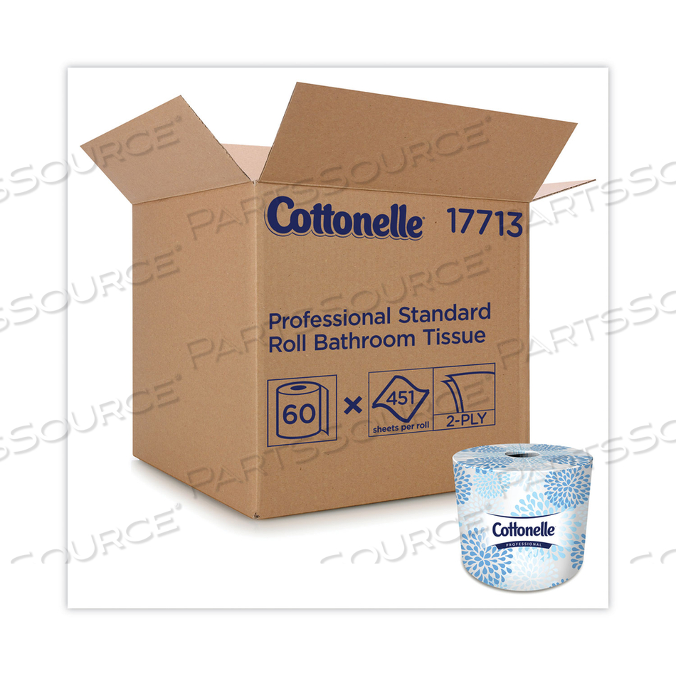 2-PLY BATHROOM TISSUE FOR BUSINESS, SEPTIC SAFE, WHITE, 451 SHEETS/ROLL by Cottonelle 2-PLY BATHROOM TISSUE FOR BUSINESS, SEPTIC SAFE, WHITE, 451 SHEETS/ROLL by Cottonelle