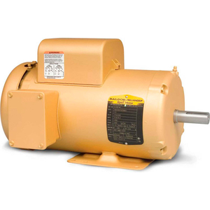 MOTOR, 5HP, 1735RPM, 1PH, 60HZ, 184T, 3646LC, TEFC, F1 by BALDOR