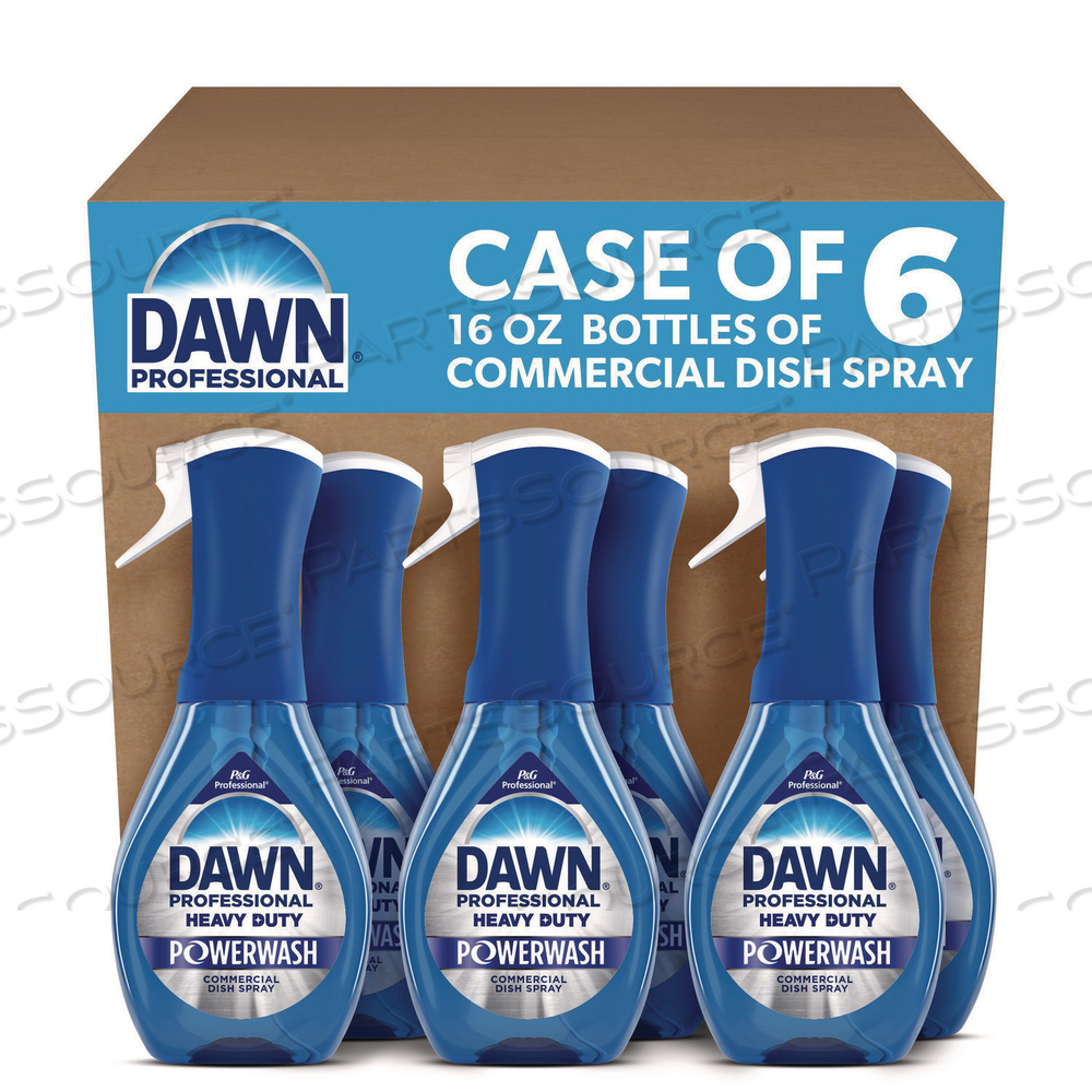 HEAVY DUTY POWERWASH COMMERCIAL DISH SPRAY, 16 OZ, 6 PACK: 6 STARTER KITS by Dawn HEAVY DUTY POWERWASH COMMERCIAL DISH SPRAY, 16 OZ, 6 PACK: 6 STARTER KITS by Dawn