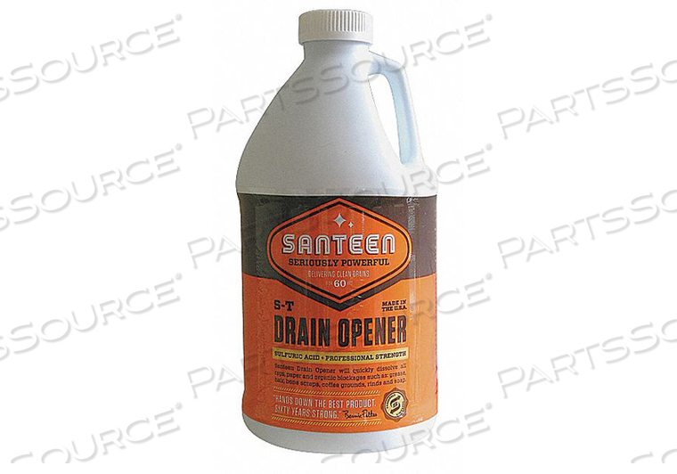DRAIN OPENER .50 GAL. BOTTLE PK4 by Santeen DRAIN OPENER .50 GAL. BOTTLE PK4 by Santeen