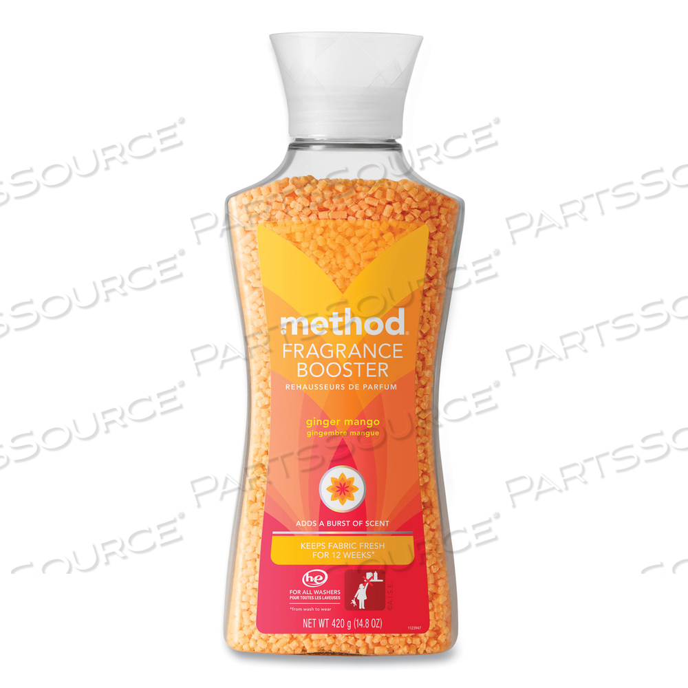 FRAGRANCE BOOSTER BEADS, GINGER MANGO SCENT, 14.8 OZ BOTTLE by Method