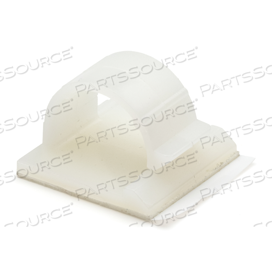 CLIP WIRE CORD 1X1X0.53 ID WHITE W/ADHES by Mortara Instrument, Inc