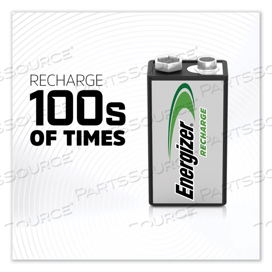 NIMH RECHARGEABLE 9V BATTERIES by Energizer