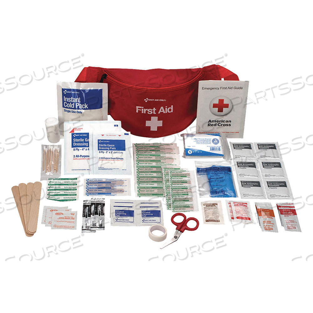 FIRST AID KIT AND HOUSING, GEN PURPOSE, 5 PEOPLE SERVED, 87 COMPONENTS, NYLON by Approved Vendor FIRST AID KIT AND HOUSING, GEN PURPOSE, 5 PEOPLE SERVED, 87 COMPONENTS, NYLON by Approved Vendor