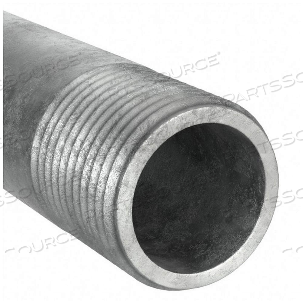 NIPPLE, GALVANIZED STEEL, 3/4 IN NOMINAL PIPE SIZE, 24 IN OVERALL LG, THREADED ON BOTH ENDS by Approved Vendor NIPPLE, GALVANIZED STEEL, 3/4 IN NOMINAL PIPE SIZE, 24 IN OVERALL LG, THREADED ON BOTH ENDS by Approved Vendor