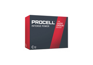 BATTERY, PROCELL INTENSE, C, ALKALINE, 1.5VDC, 7900 MAH (PACK OF 12) by Duracell