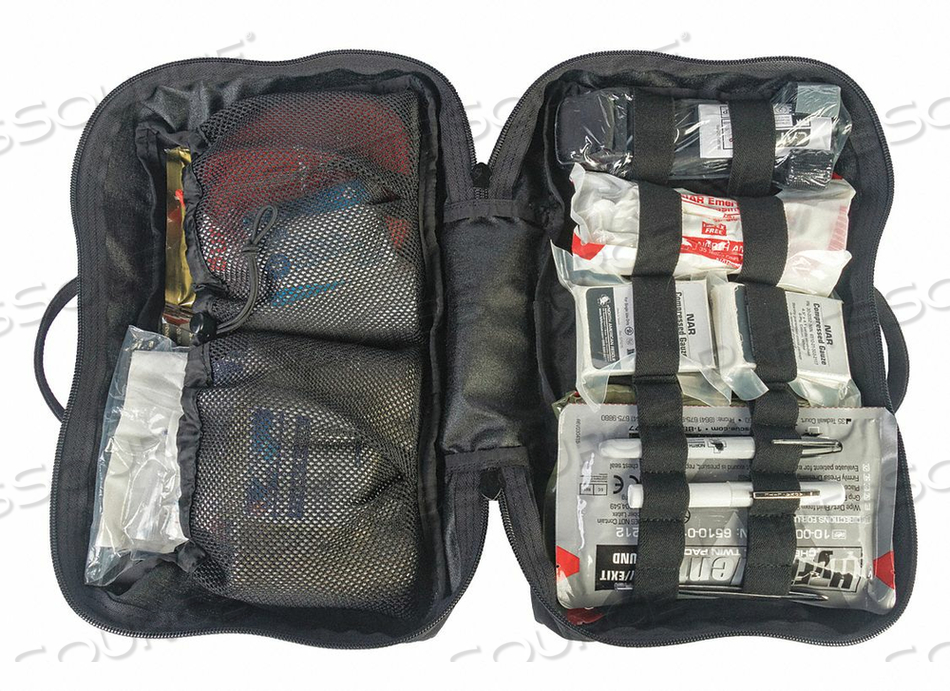 PATROL VEHICLE TRAUMA KIT BLACK by North American Rescue