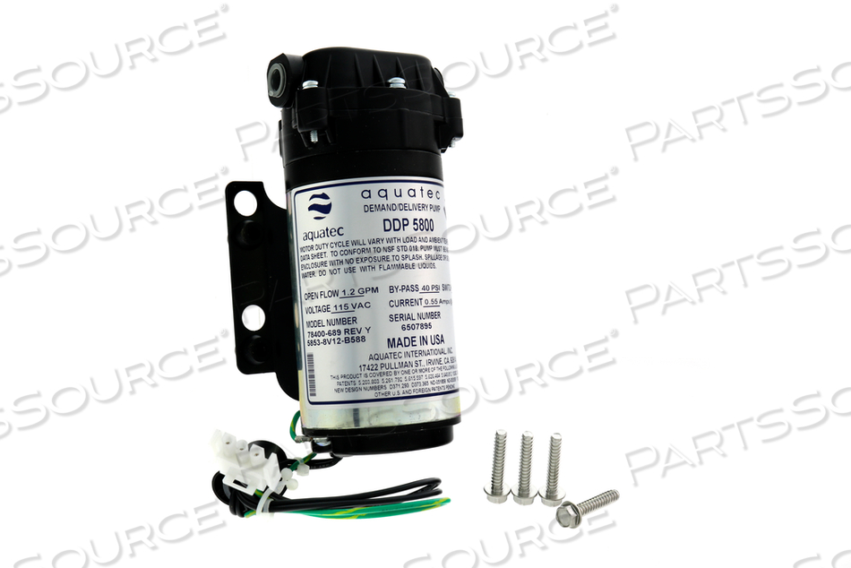 DSD/SSD 120 UNV PUMP ASM DSD/SSD 120 UNV PUMP ASM