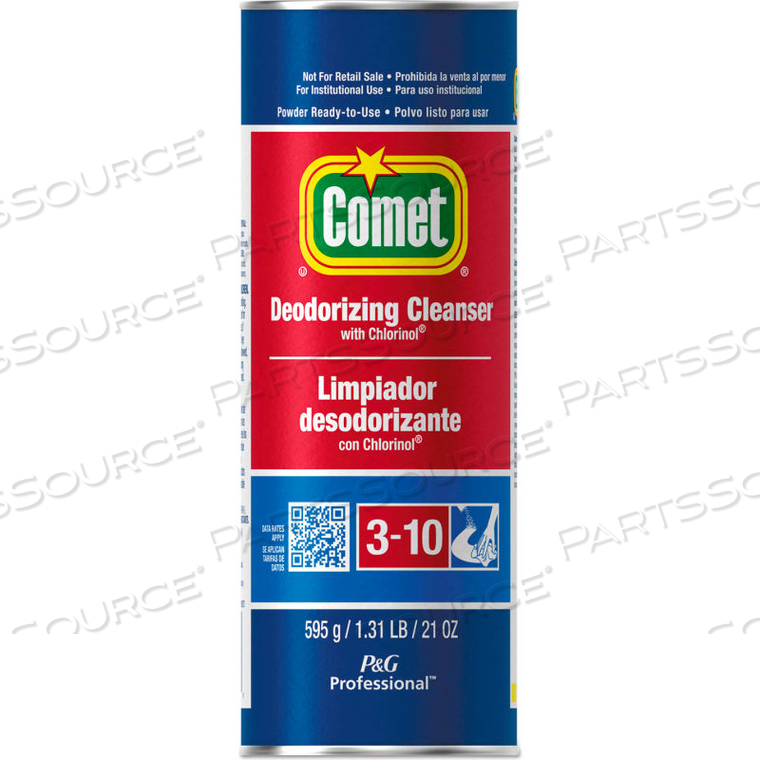 COMET CLEANSER W/CHLORINOL, 21OZ POWDER CANISTER 1/CASE 