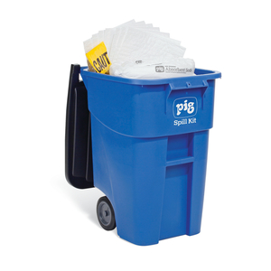 PIG OIL-ONLY SPILL KIT IN LARGE MOBILE CONTAINER by New Pig Corporation