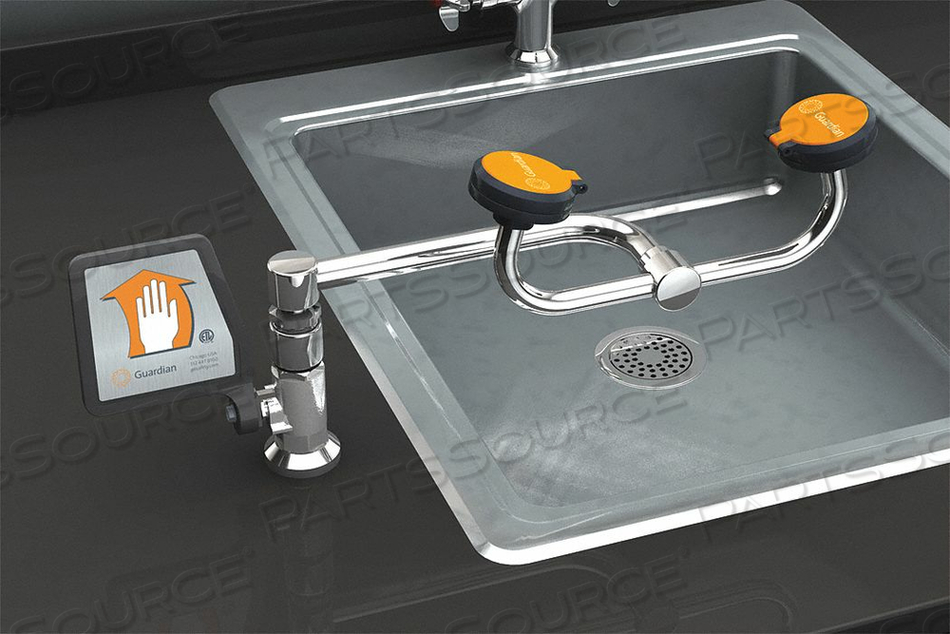 DECK MTD SWIVEL EYE/FACE WASH by Guardian Equipment