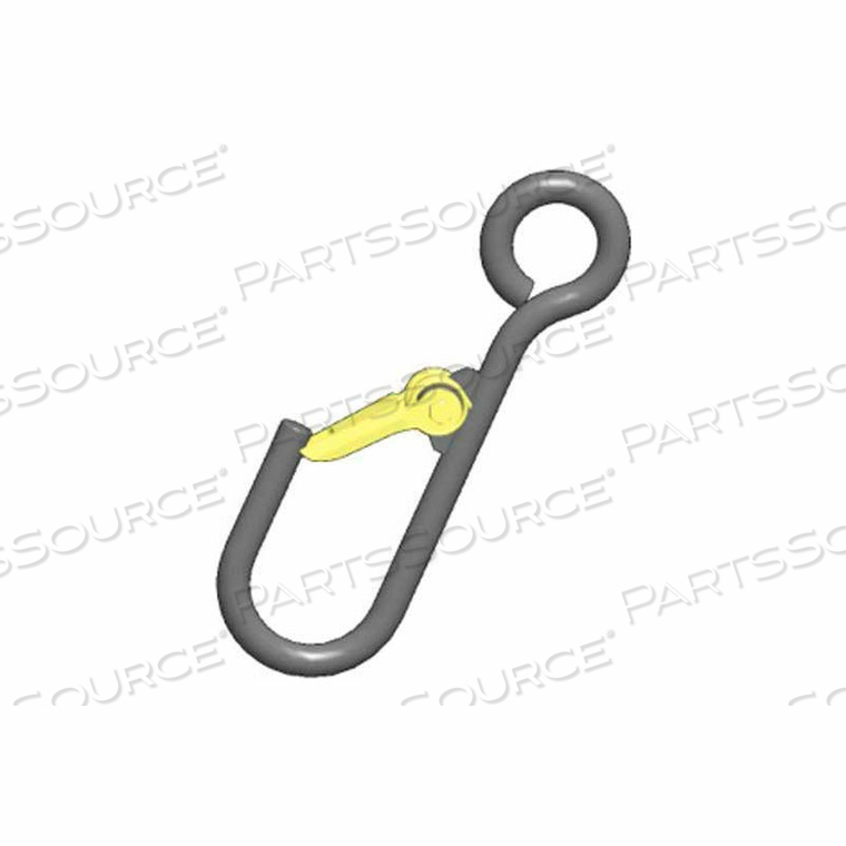 1" ALLOY LATCHING J-HOOK, STYLE A 2300 LB. CAPACITY by Machining & Welding By Olsen, Inc.