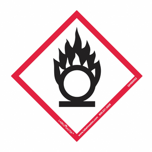 GHS FLAME OVER CIRCLE LABEL 4 H 4 W PK50 by Labelmaster GHS FLAME OVER CIRCLE LABEL 4 H 4 W PK50 by Labelmaster