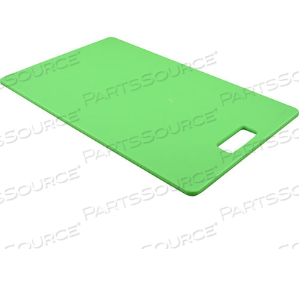 CUT BD-16" X 25.5" X1/2" GREEN/HANDLE by AllPoints Foodservice