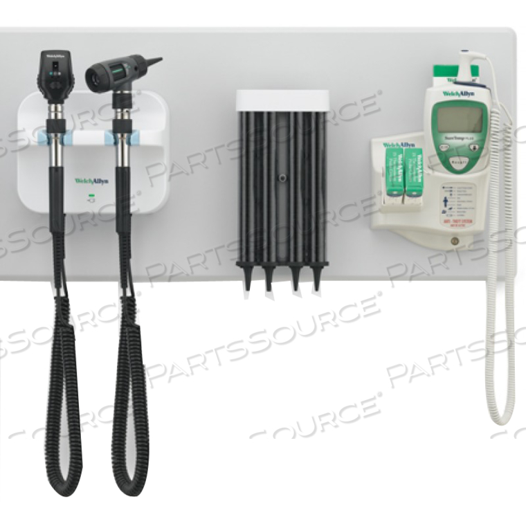 GREEN SERIES™ INTEGRATED WALL SYSTEM WITH PANOPTIC PLUS LED OPHTHALMOSCOPE by Welch Allyn Inc.