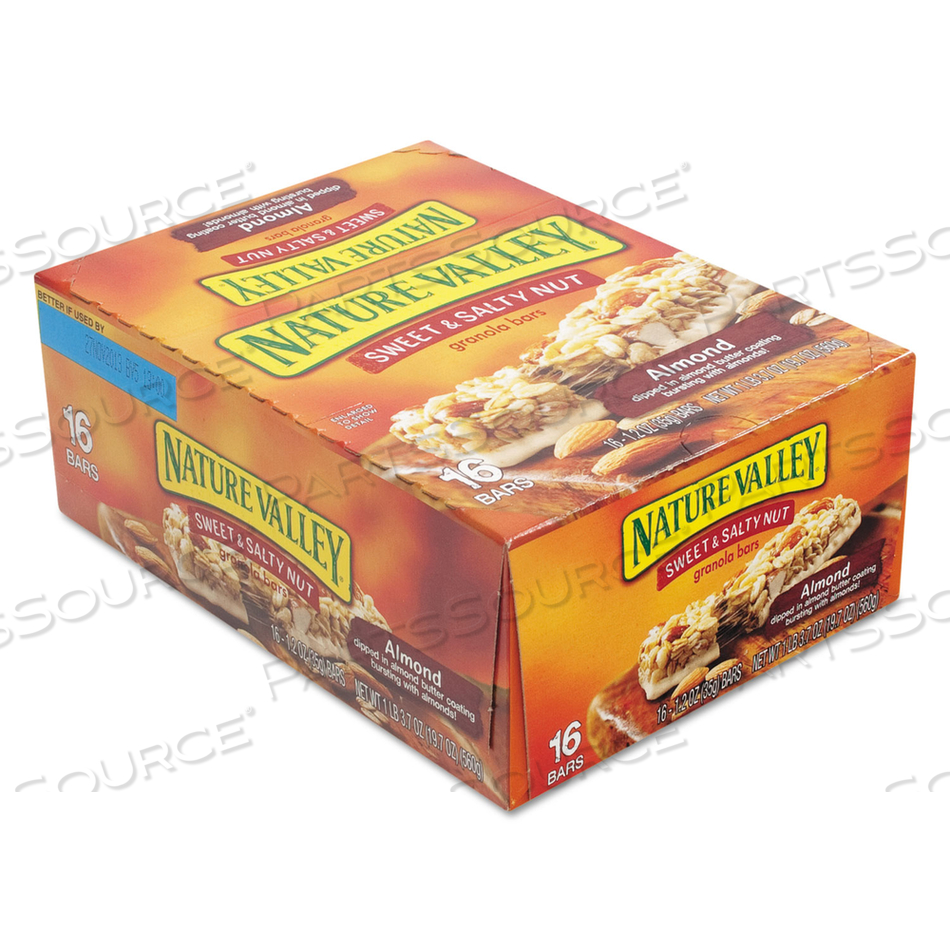 GRANOLA BARS, SWEET AND SALTY NUT ALMOND CEREAL, 1.2 OZ BAR by Nature Valley