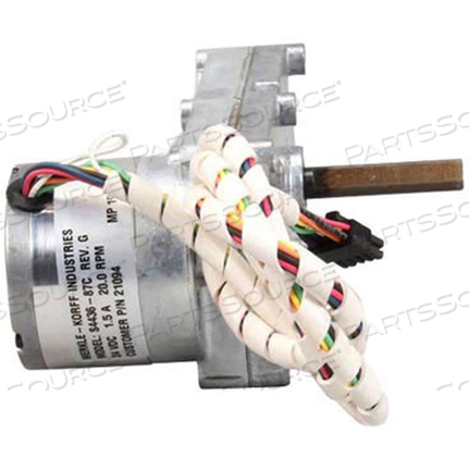 GEAR MOTOR, 24V, BRUSHLESS, 20 RPM by Nieco Corp.