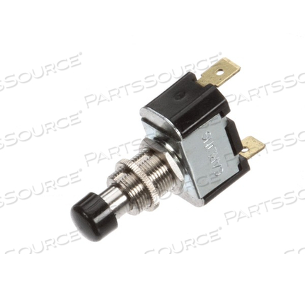 PUSHBUTTON SWITCH, SINGLE POLE SINGLE THROW, 1.55IN WIDTH, 1.15IN HEIGHT, 2.2IN LENGTH, 15/10A AMPERE, 125/251V VOLTAGE RATING, WITH RESET F by Alto-Shaam, Inc.