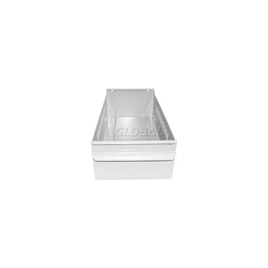 INDIVIDUAL METAL SHELF DRAWER, 4-1/4"W X 11"D X 3-1/8"H, SMOOTH REFLECTIVE WHITE by Equipto