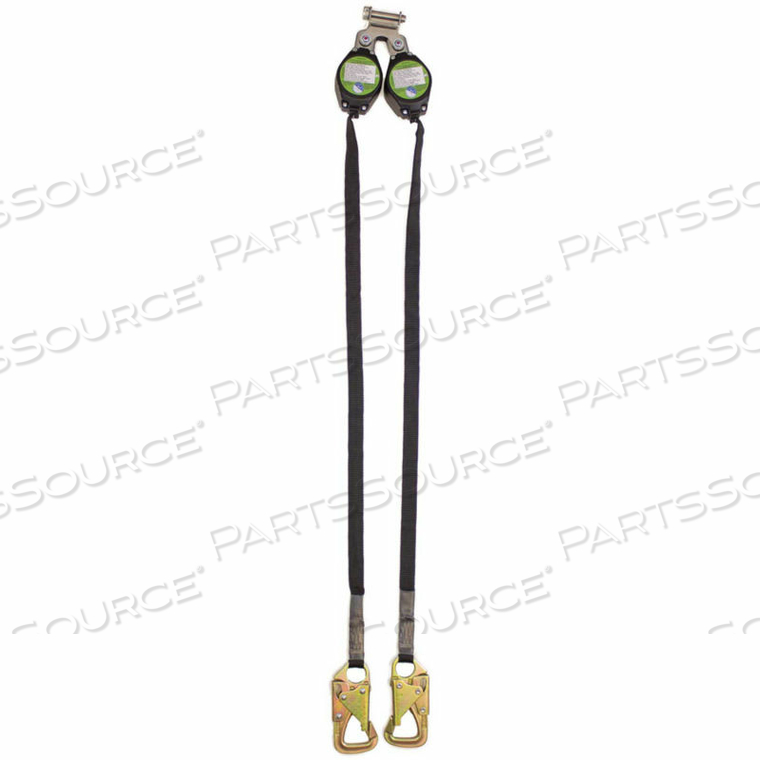 SRL-54954-9TB TIE BACK LEADING EDGE SELF-RETRACTING LIFELINE 9'L DYNEEMA WEBBING CLASS A by SureWerx SRL-54954-9TB TIE BACK LEADING EDGE SELF-RETRACTING LIFELINE 9'L DYNEEMA WEBBING CLASS A by SureWerx