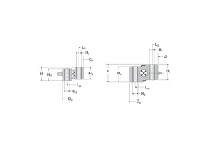 SLEWING RING STEEL 1.968 ID 4.331 OD by Silverthin Bearing