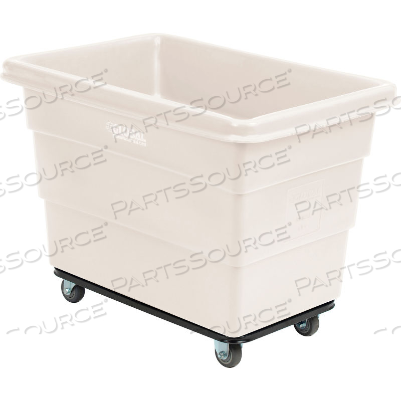 PLASTIC BULK BOX TRUCK, 8 BUSHEL, STEEL CHASSIS BASE WHITE by Approved Vendor PLASTIC BULK BOX TRUCK, 8 BUSHEL, STEEL CHASSIS BASE WHITE by Approved Vendor