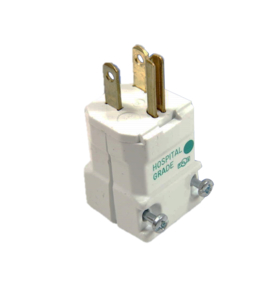 125V HOSPITAL GRADE VALISE CABLE PLUG by Hubbell Power Systems