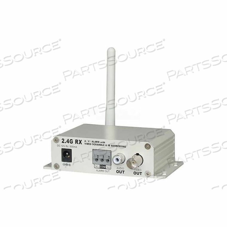 COP SECURITY VIDEO & AUDIO TRANSMITTER, 2.4 GHZ, 4 CHANNEL, RX MODULE, 3DBI 