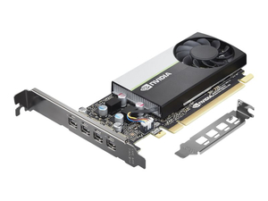NVIDIA T1000, GRAPHICS CARD, T1000, 8 GB GDDR6, PCIE 3.0 X16, 4 X MINI DISPLAYPORT, BROWN BOX, FOR THINKSTATION P340, P350, P520, P620, P720 by Lenovo NVIDIA T1000, GRAPHICS CARD, T1000, 8 GB GDDR6, PCIE 3.0 X16, 4 X MINI DISPLAYPORT, BROWN BOX, FOR THINKSTATION P340, P350, P520, P620, P720 by Lenovo