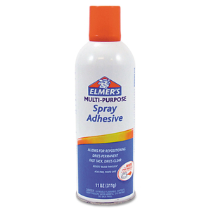 MULTI-PURPOSE SPRAY ADHESIVE, 11 OZ, DRIES CLEAR by Elmers MULTI-PURPOSE SPRAY ADHESIVE, 11 OZ, DRIES CLEAR by Elmers