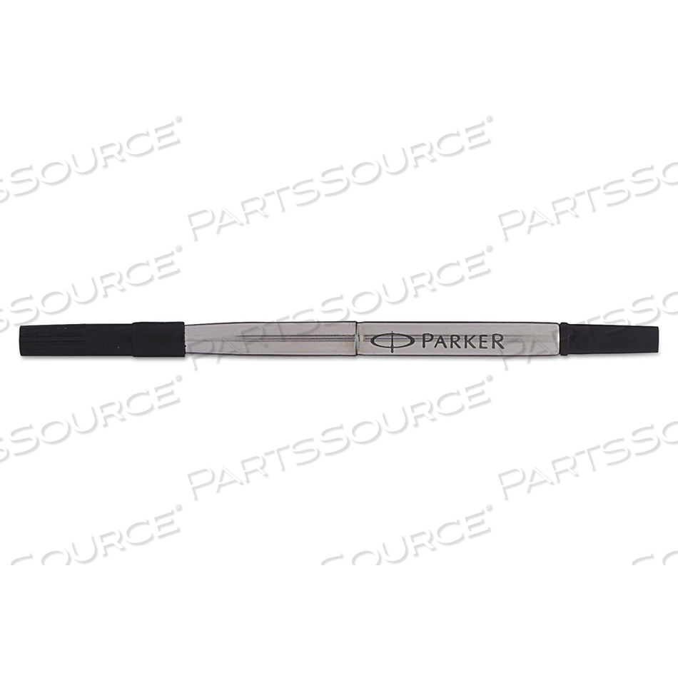 REFILL FOR PARKER ROLLER BALL PENS, MEDIUM CONICAL TIP, BLACK INK by Parker