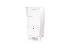 D0045 COURIER BOX WHITE by Salsbury Industries