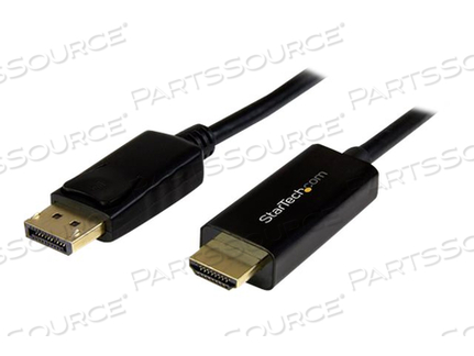 10FT/3M PASSIVE DISPLAYPORT TO HDMI CABLE CONVERTER - 4K 30HZ/1080P/7.1 AUDIO/HD by StarTech.com Ltd.