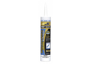 SEALANT SILICONE 10 OZ CARTRIDGE WHITE by White Lightning