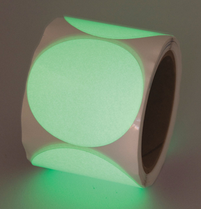 GLOW-IN-THE-DARK MARKING TAPE CIRCLE by Incom Manufacturing