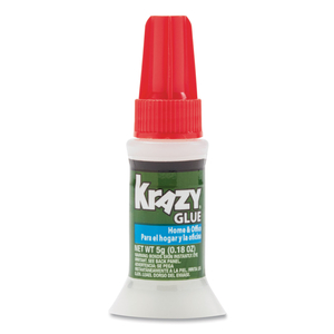 ALL PURPOSE BRUSH-ON KRAZY GLUE, 0.18 OZ, DRIES CLEAR by Krazy Glue