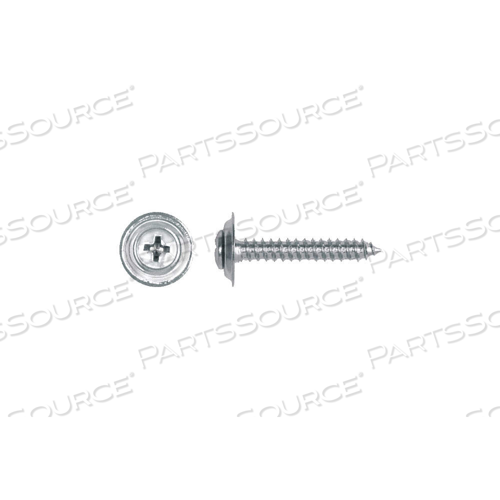 SHEET METAL SCREW, #8 SIZE, 1 IN LG, STEEL, CHROME PLATED, OVAL, PHILLIPS, 0.063 IN HEAD HT by Approved Vendor SHEET METAL SCREW, #8 SIZE, 1 IN LG, STEEL, CHROME PLATED, OVAL, PHILLIPS, 0.063 IN HEAD HT by Approved Vendor